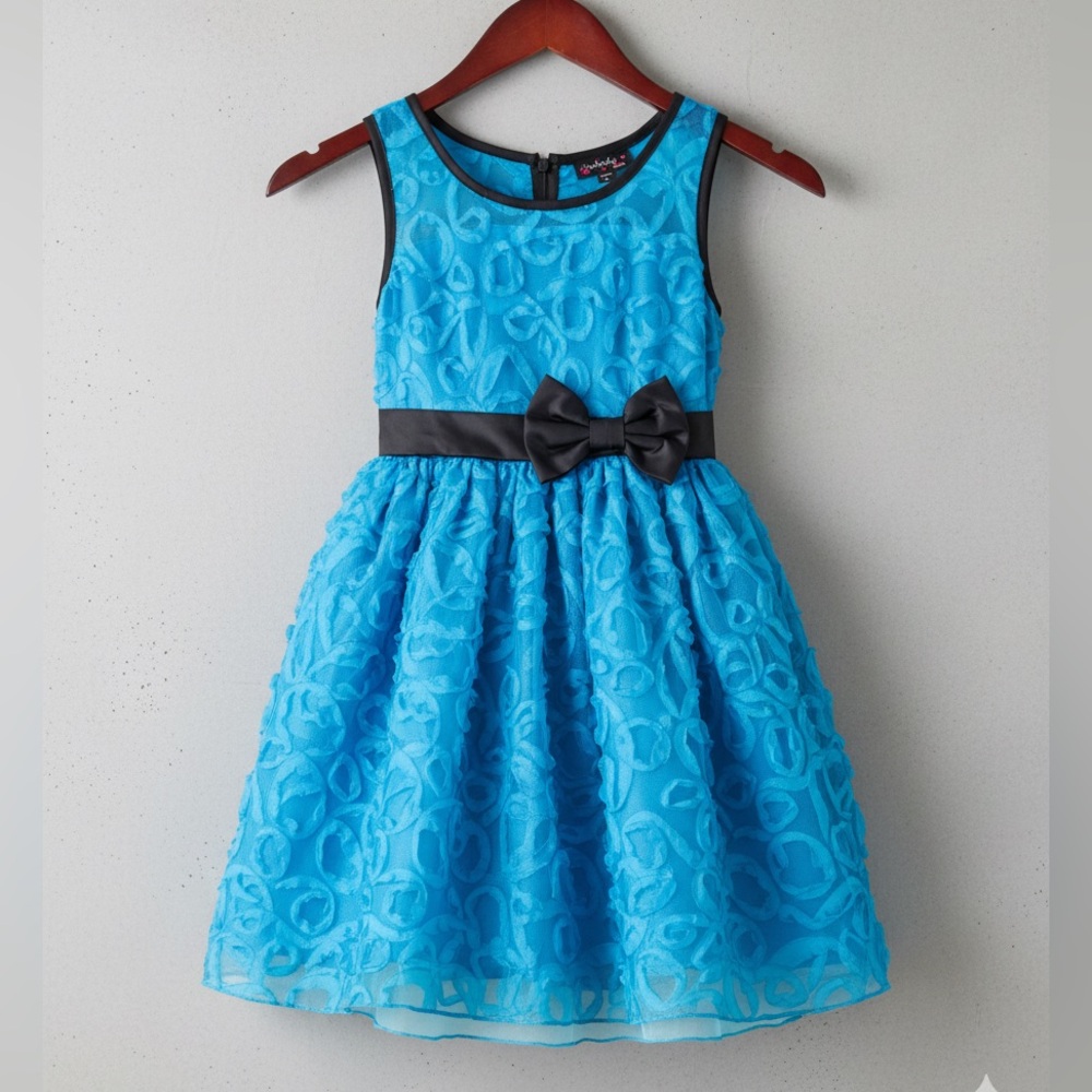 Girls Formal Ruffle Layered Dress